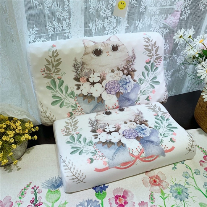 91家纺网 家纺一手货源 找家纺 皇家绅士大阪卡通风乳胶枕成人儿童乳胶枕单人大童乳胶枕头