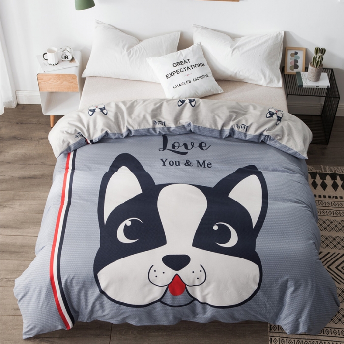 91家纺网 家纺一手货源 找家纺 总单品大版全棉被套纯棉卡通被套儿童被套四件套学生被套单被套