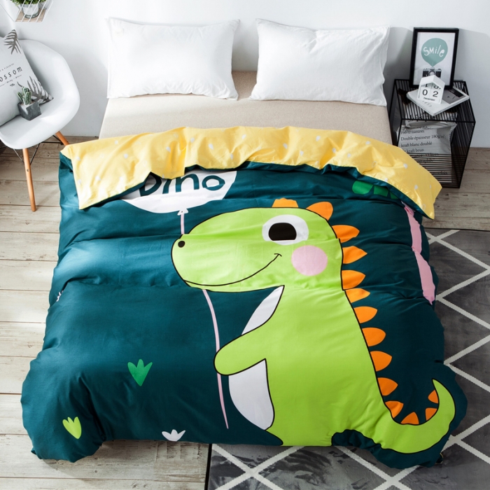 91家纺网 家纺一手货源 找家纺 总单品大版全棉被套纯棉卡通被套儿童被套四件套学生被套单被套