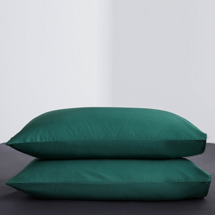 60纯色单品枕套-纯色-墨绿