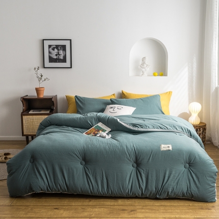 91家纺网 家纺一手货源 找家纺 立奥2023秋冬新品 水洗棉大豆纤维被冬被加厚被子被芯