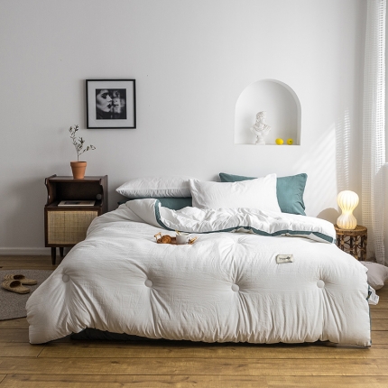 91家纺网 家纺一手货源 找家纺 立奥2023秋冬新品 水洗棉大豆纤维被冬被加厚被子被芯