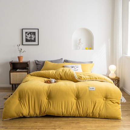 91家纺网 家纺一手货源 找家纺 立奥2023秋冬新品 水洗棉大豆纤维被冬被加厚被子被芯