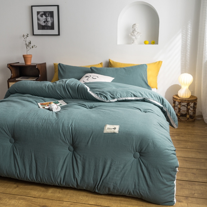 91家纺网 家纺一手货源 找家纺 立奥2023秋冬新品 水洗棉大豆纤维被冬被加厚被子被芯