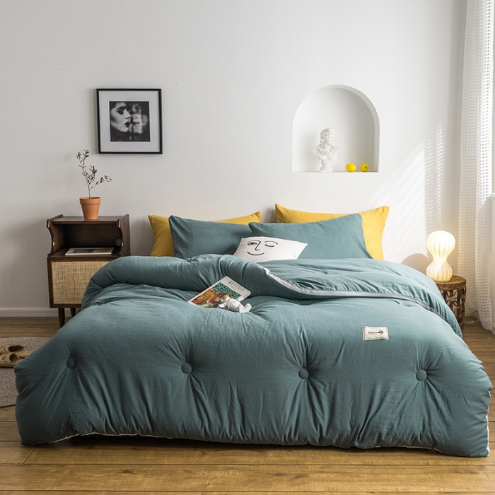 91家纺网 家纺一手货源 找家纺 立奥2023秋冬新品 水洗棉大豆纤维被冬被加厚被子被芯