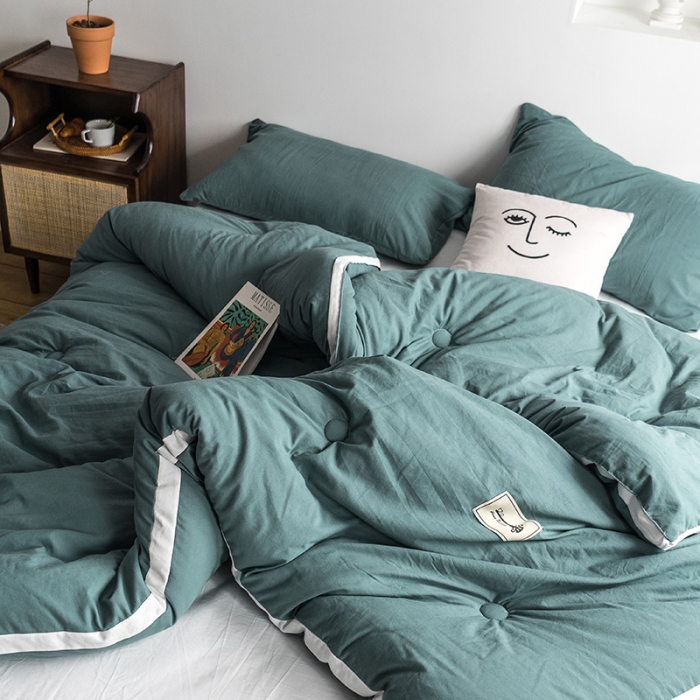 91家纺网 家纺一手货源 找家纺 立奥2023秋冬新品 水洗棉大豆纤维被冬被加厚被子被芯