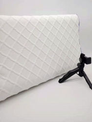 91家纺网 家纺一手货源 找家纺 立体方格天然乳胶枕乳胶枕头枕芯,乳白色