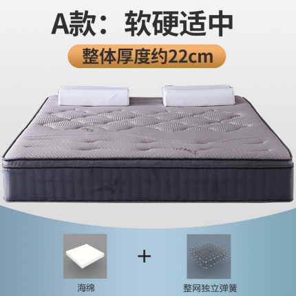91家纺网 家纺一手货源 找家纺 顺丰包邮时奥家纺 2019新款独立弹簧床垫 S05