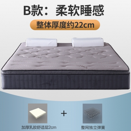 91家纺网 家纺一手货源 找家纺 顺丰包邮时奥家纺 2019新款独立弹簧床垫 S05