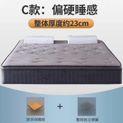 91家纺网 家纺一手货源 找家纺 顺丰包邮时奥家纺 2019新款独立弹簧床垫 S05