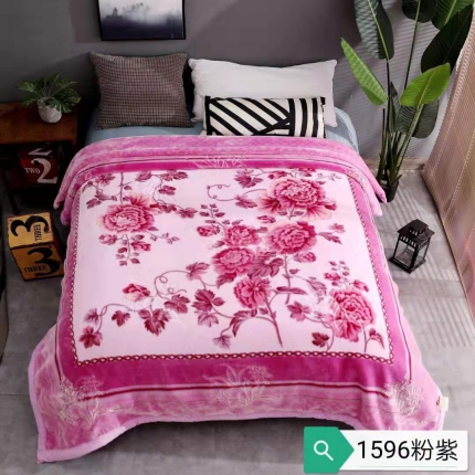 91家纺网 家纺一手货源 找家纺 （总）尚品绵羊毛毯 2025新款仿木棉毛毯