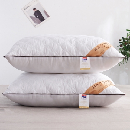 91家纺网 家纺一手货源 找家纺 兴丝露枕芯 磨毛彩条立体枕 枕芯 羽丝枕 网销赠品