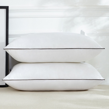 91家纺网 家纺一手货源 找家纺 兴丝露枕芯 磨毛彩条立体枕 枕芯 羽丝枕 网销赠品