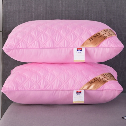 91家纺网 家纺一手货源 找家纺 兴丝露枕芯 磨毛彩条立体枕 枕芯 羽丝枕 网销赠品