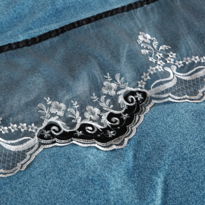 91家纺网 家纺一手货源 找家纺 （总）情恒家纺 2020新款牛奶绒床裙款四件套