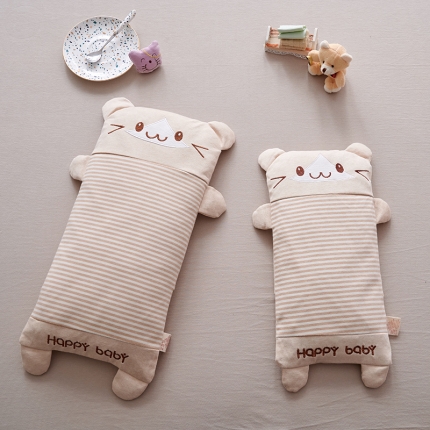 赛格时代家居 全棉针织棉卡通全荞麦枕头枕芯 小熊