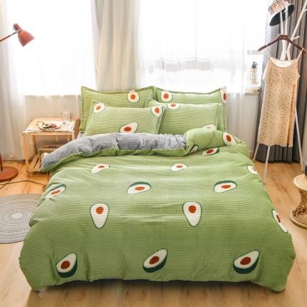 91家纺网 家纺一手货源 找家纺 （总）2019新款雪花绒雕花绒法莱绒水晶绒牛奶绒魔法绒四件套