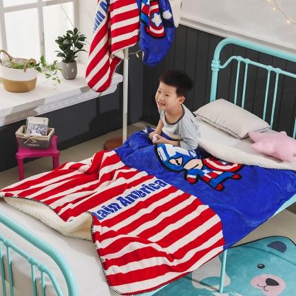 91家纺网 家纺一手货源 找家纺 小芽 2024迪士尼多功能羊羔绒毛毯 索菲亚公主-粉