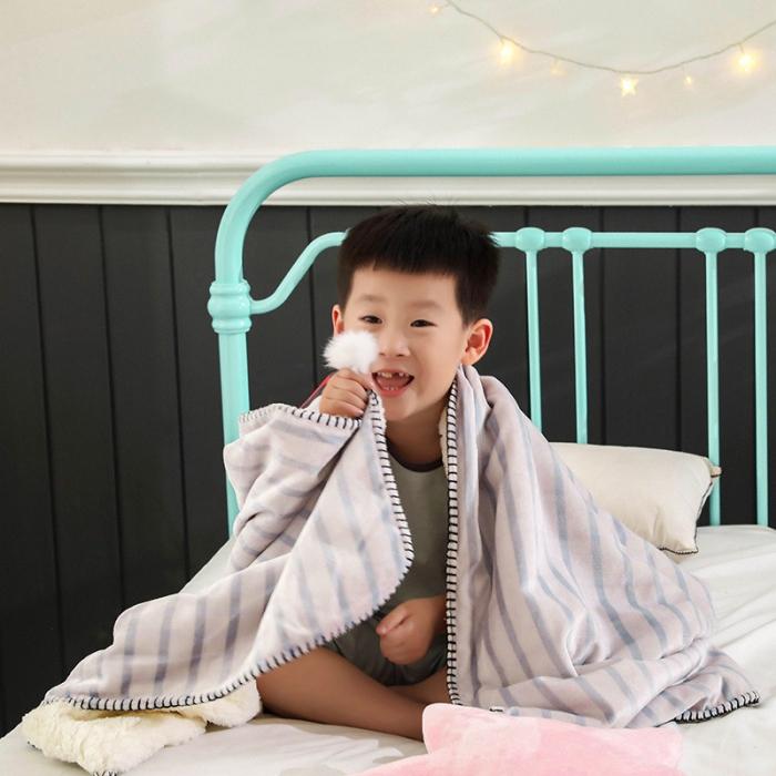 91家纺网 家纺一手货源 找家纺 小芽 2024迪士尼多功能羊羔绒毛毯 钢铁侠