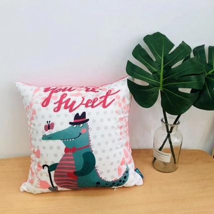 91家纺网 家纺一手货源 找家纺 小芽 2024新款抱枕 潮流女孩1