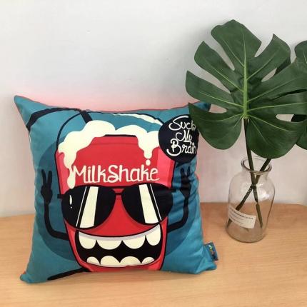 91家纺网 家纺一手货源 找家纺 小芽 2024新款抱枕 潮流女孩1