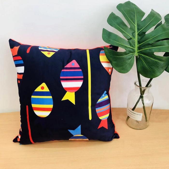 91家纺网 家纺一手货源 找家纺 小芽 2024新款抱枕 好多鱼1