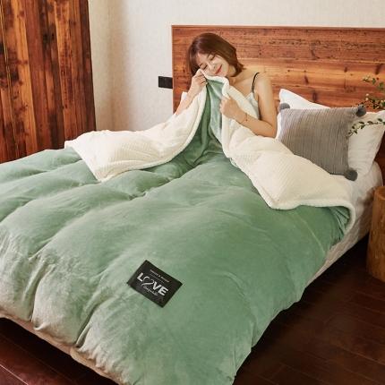 91家纺网 家纺一手货源 找家纺 （总）小燕燕 2022新款多功能可拆洗被子冬被法莱绒被套毯