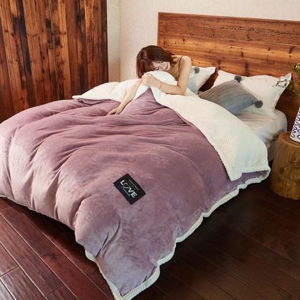 91家纺网 家纺一手货源 找家纺 （总）小燕燕 2022新款多功能可拆洗被子冬被法莱绒被套毯