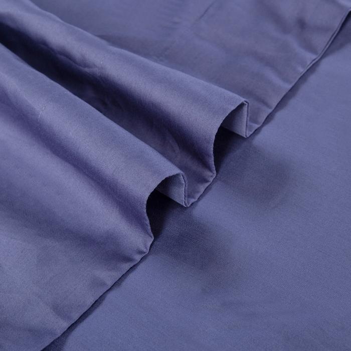 91家纺网 家纺一手货源 找家纺 雲归梦 2019新款60S长绒棉绣花四件套 花香鸟语-皇室蓝