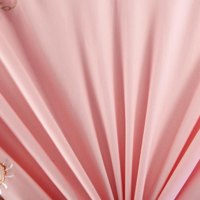 91家纺网 家纺一手货源 找家纺 雲归梦 2019新款60S长绒棉绣花四件套 花漾-漾粉