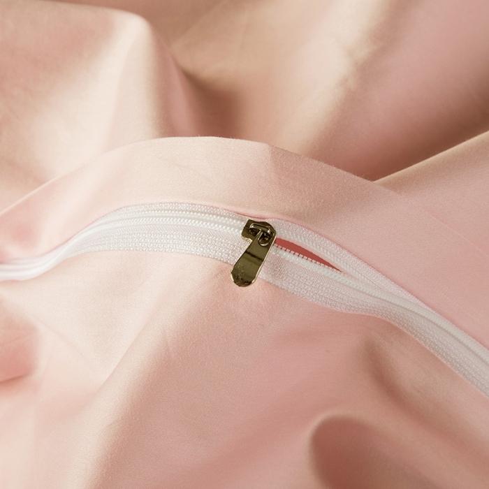 91家纺网 家纺一手货源 找家纺 雲归梦 2019新款60S长绒棉绣花四件套 庭院深深-淡玫粉