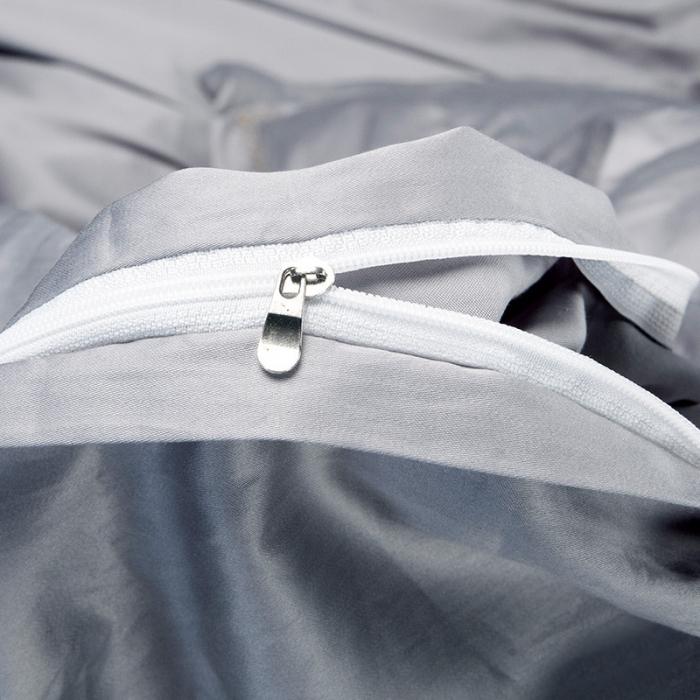 91家纺网 家纺一手货源 找家纺 雲归梦 2019新款60S长绒棉绣花四件套 庭院深深-霜灰色