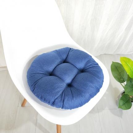 91家纺网 家纺一手货源 找家纺 李帅家居圆款亚麻坐垫棉麻椅子垫蒲团垫子榻榻米垫茶桌椅子垫