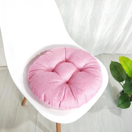 91家纺网 家纺一手货源 找家纺 李帅家居圆款亚麻坐垫棉麻椅子垫蒲团垫子榻榻米垫茶桌椅子垫