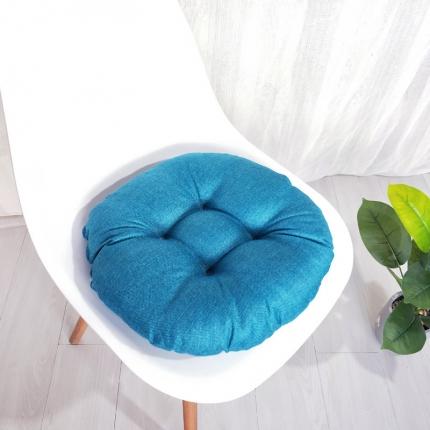 91家纺网 家纺一手货源 找家纺 李帅家居圆款亚麻坐垫棉麻椅子垫蒲团垫子榻榻米垫茶桌椅子垫