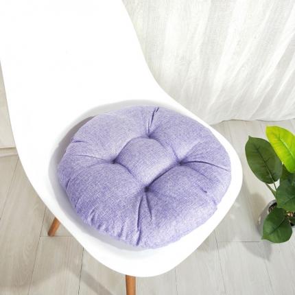 91家纺网 家纺一手货源 找家纺 李帅家居圆款亚麻坐垫棉麻椅子垫蒲团垫子榻榻米垫茶桌椅子垫