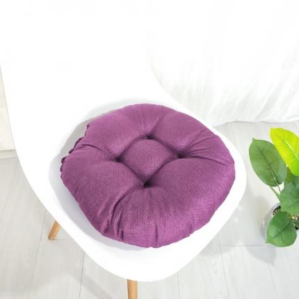 91家纺网 家纺一手货源 找家纺 李帅家居圆款亚麻坐垫棉麻椅子垫蒲团垫子榻榻米垫茶桌椅子垫