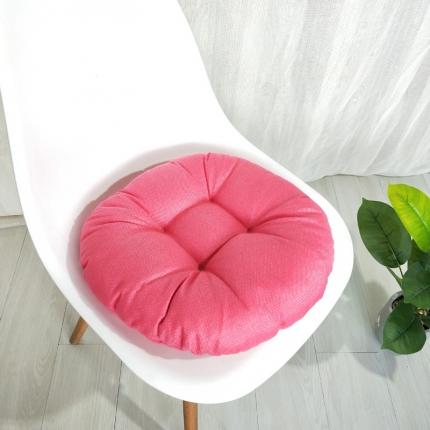 91家纺网 家纺一手货源 找家纺 李帅家居圆款亚麻坐垫棉麻椅子垫蒲团垫子榻榻米垫茶桌椅子垫