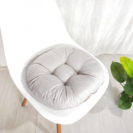 91家纺网 家纺一手货源 找家纺 李帅家居圆款亚麻坐垫棉麻椅子垫蒲团垫子榻榻米垫茶桌椅子垫