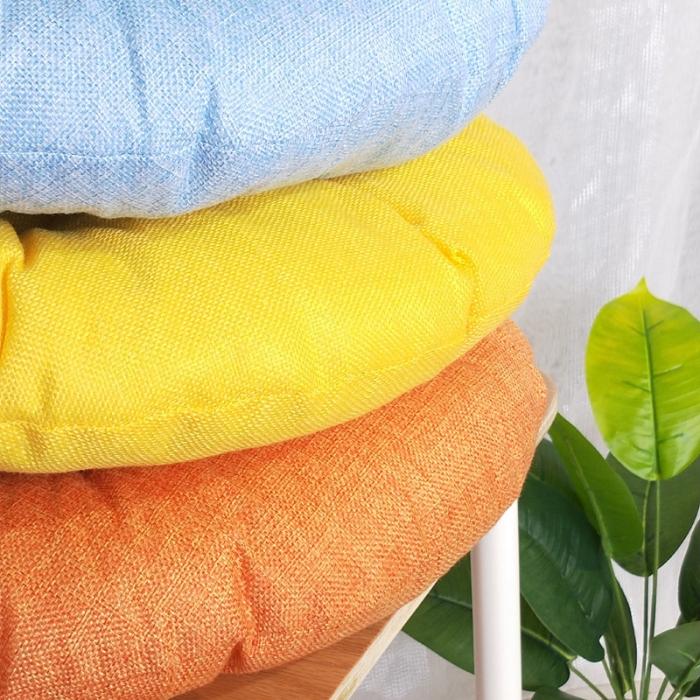 91家纺网 家纺一手货源 找家纺 李帅家居圆款亚麻坐垫棉麻椅子垫蒲团垫子榻榻米垫茶桌椅子垫