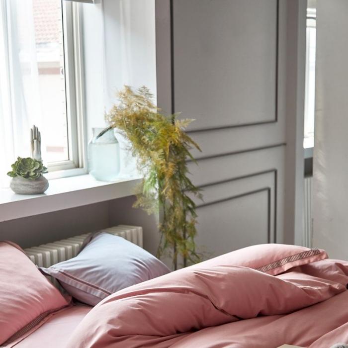 91家纺网 家纺一手货源 找家纺 涞澳家纺 2019新款2121磨毛素色带边款四件套 润玉