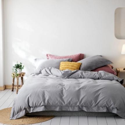 91家纺网 家纺一手货源 找家纺 涞澳家纺 2019新款天丝磨毛四件套 月灰