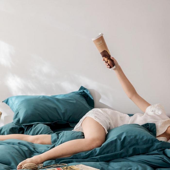 91家纺网 家纺一手货源 找家纺 涞澳家纺 2019新款天丝磨毛四件套 海绿