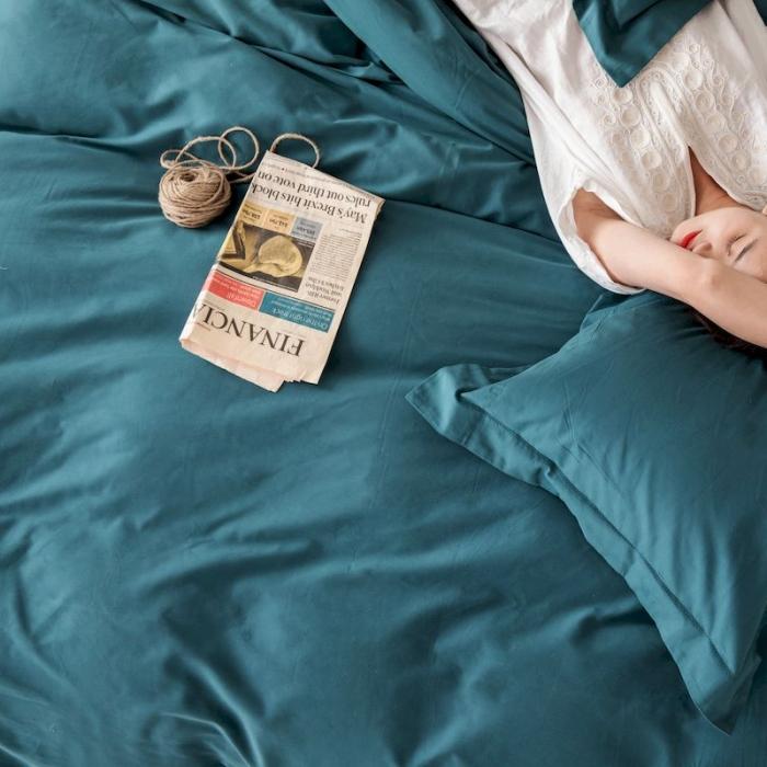 91家纺网 家纺一手货源 找家纺 涞澳家纺 2019新款天丝磨毛四件套 海绿