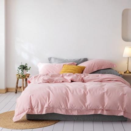 涞澳家纺 2019新款天丝磨毛四件套 玉粉