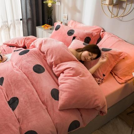 91家纺网 家纺一手货源 找家纺 （总）新太阳 2022新款牛奶绒四件套