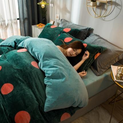 91家纺网 家纺一手货源 找家纺 （总）新太阳 2022新款牛奶绒四件套