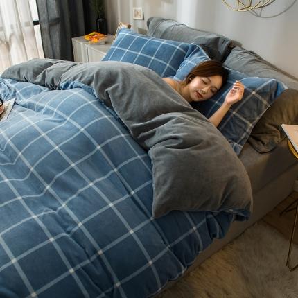 91家纺网 家纺一手货源 找家纺 （总）新太阳 2022新款牛奶绒四件套