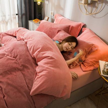 91家纺网 家纺一手货源 找家纺 （总）新太阳 2022新款牛奶绒四件套