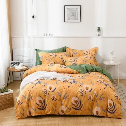 91家纺网 家纺一手货源 找家纺 （总）星期三家纺 2019新款全棉活性四件套（加老板微信有会员价）